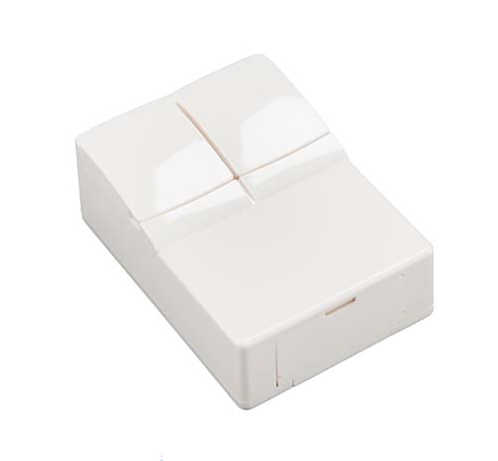 Vikavirtapistorasia Harju 2-os. IP44 Valkoinen 147 x 105 mm