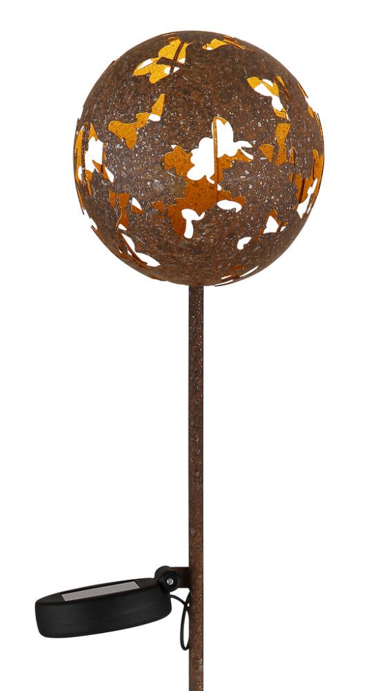Solar Globo valopallo vaahtera ruosteen värinen Ø 12 cm