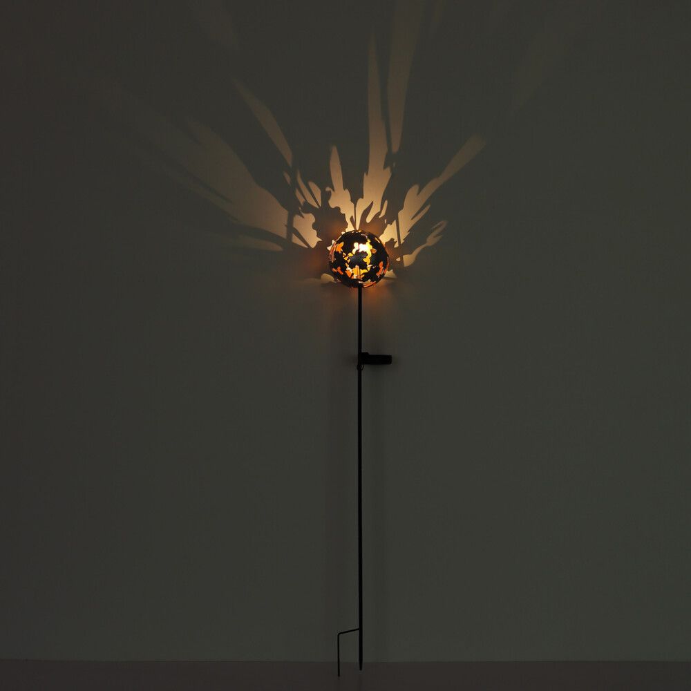 Solar Globo valopallo vaahtera ruosteen värinen Ø 12 cm