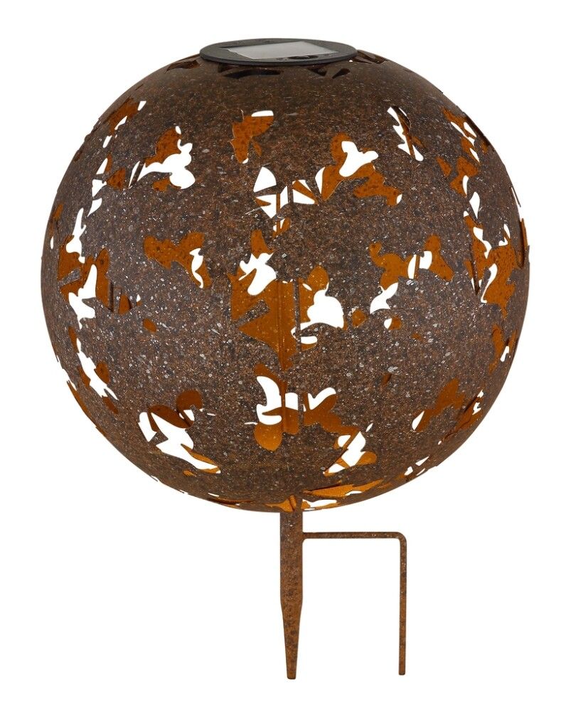 Solar Globo valopallo vaahtera ruosteen värinen Ø 27 cm