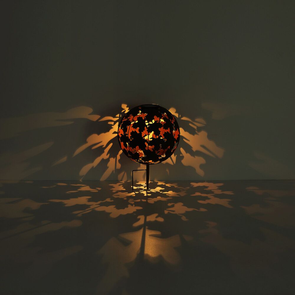 Solar Globo valopallo vaahtera ruosteen värinen Ø 27 cm