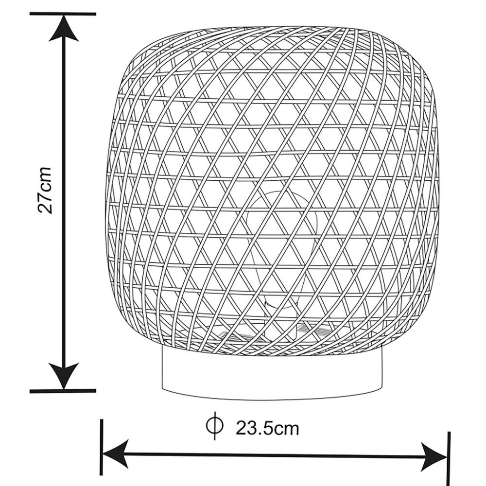 Solar Globo bambulyhty Ø 23,5 cm