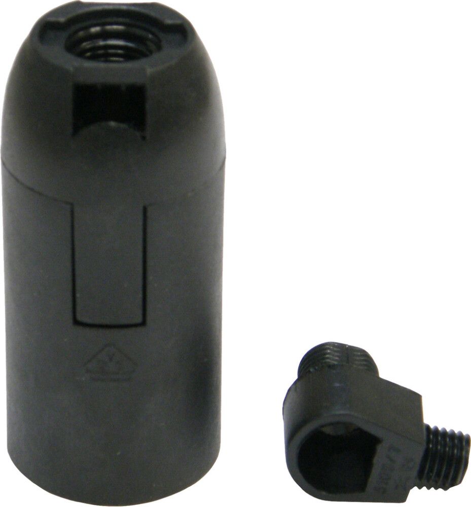 Lampunpidin Harju E14 Musta + Vedonpoistonippa