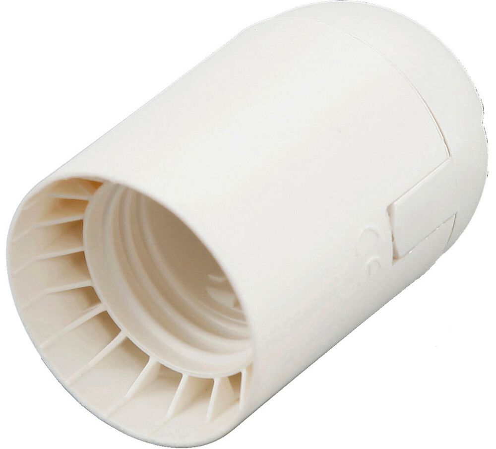 Lampunpidin ElectroGEAR E27 Valkoinen + Vedonpoistonippa