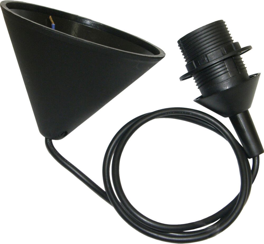 Ripustusjohto Harju E27 Laipalla Musta