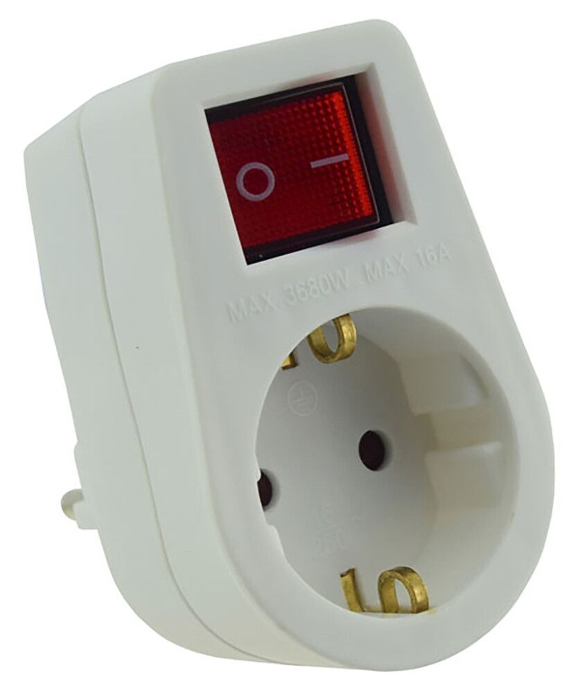 Haaroituskosketin Harju 1-os Kytkimellä Valkoinen 48 x 82 mm