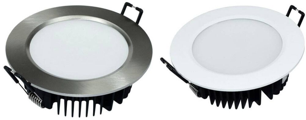 Uppospotti Kameleontti Himennettävä Valkoinen / Kromi