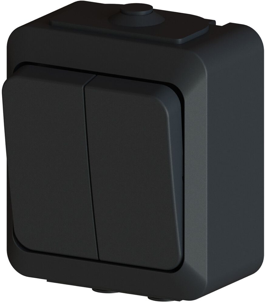 Kytkin 5 Harju IP44 Hiili Musta RL