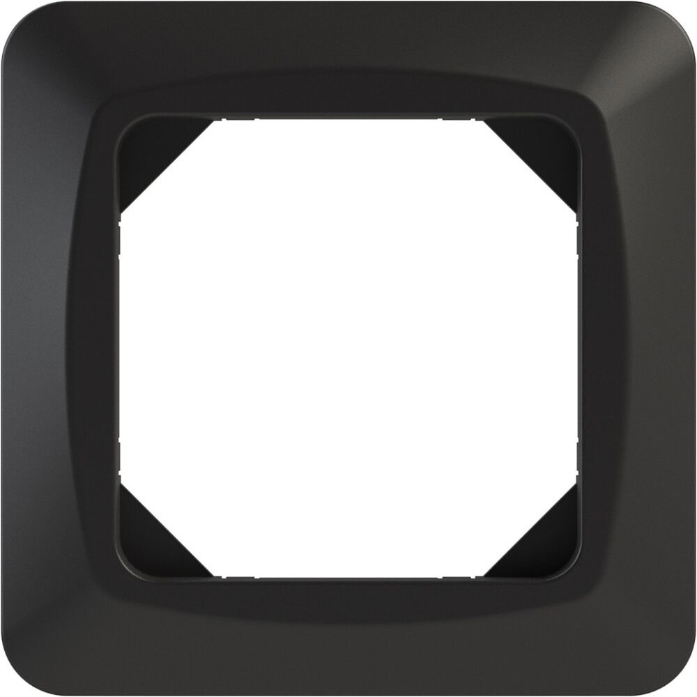 Peitelevy Harju Hiili 1-os musta 84 x 84 mm IP20