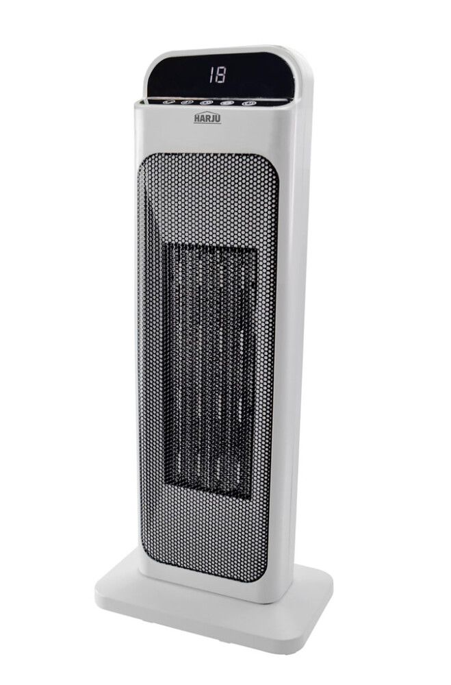 Tornilämpöpuhallin Harju 2000 W Harmaa 230 x 555 mm