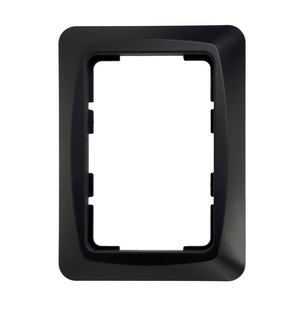 Peitelevy Harju Hiili 1-os musta 85 x 55 mm IP20