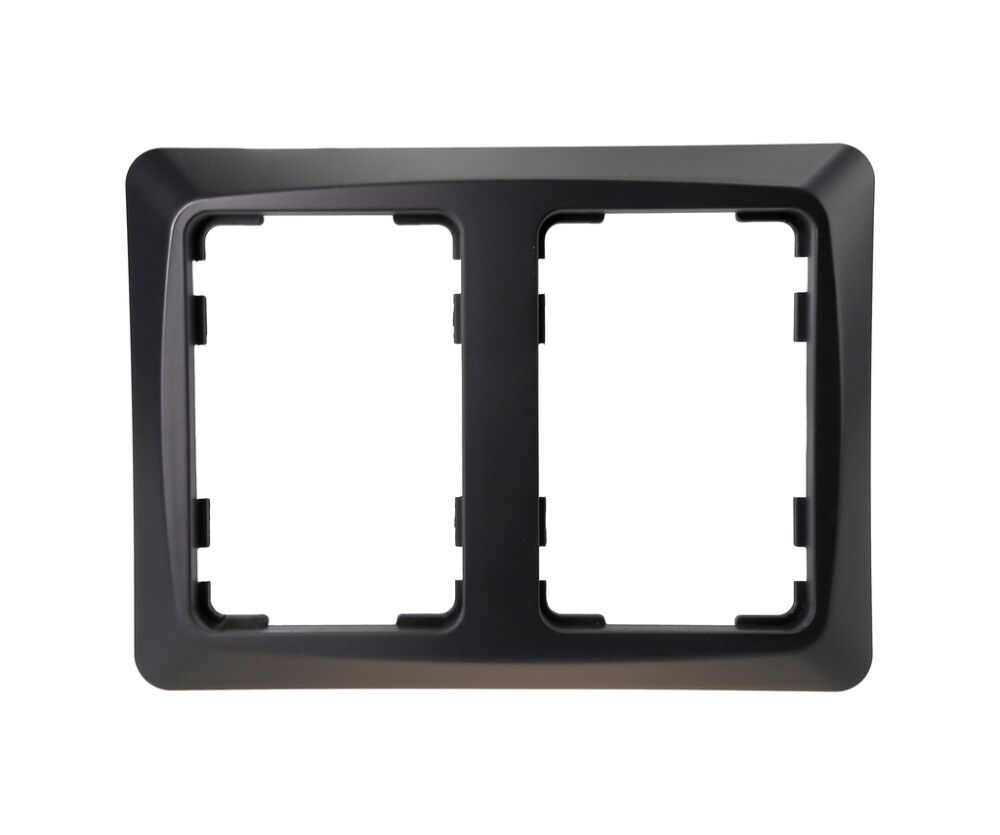 Peitelevy Harju Hiili kaksiosainen Musta 85 x 55