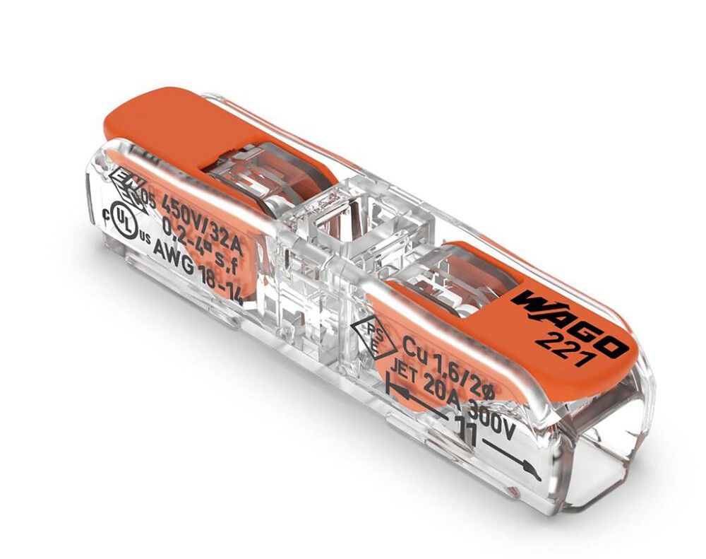 Vipuliitin Wago 1-napainen 12 kpl