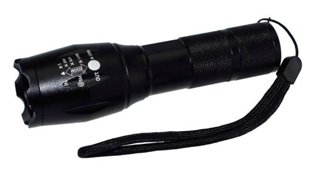 Käsivalaisin Harju 10 W 800 LM 3 x AAA Musta