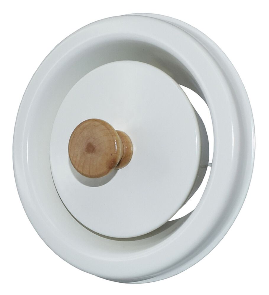 Saunaventtiili Harju Valkoinen Ø100 mm