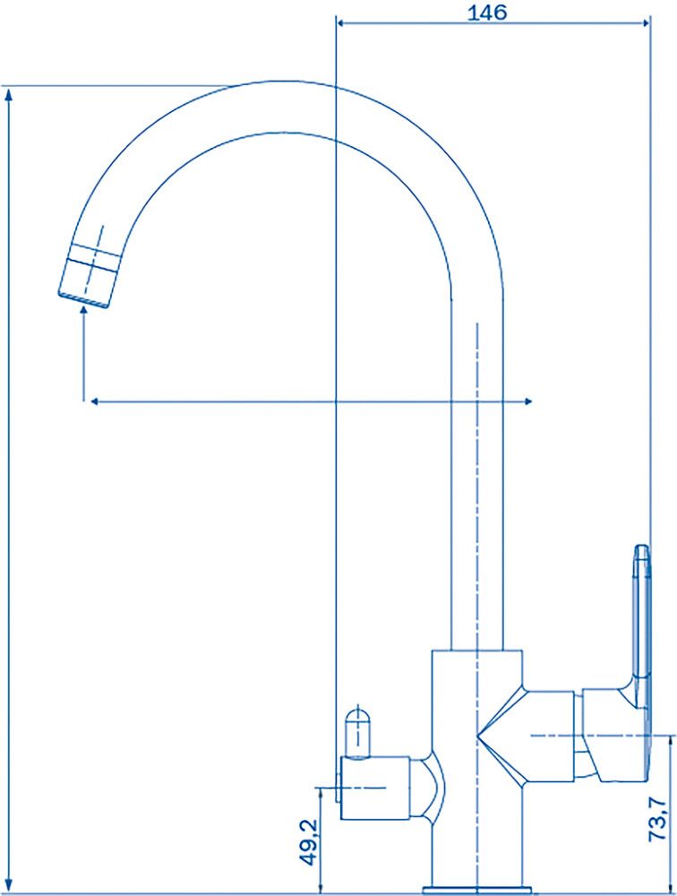 Keittiöhana Harju Korte APK musta