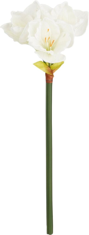 Silkkikasvi Amaryllis valkoinen 56 cm