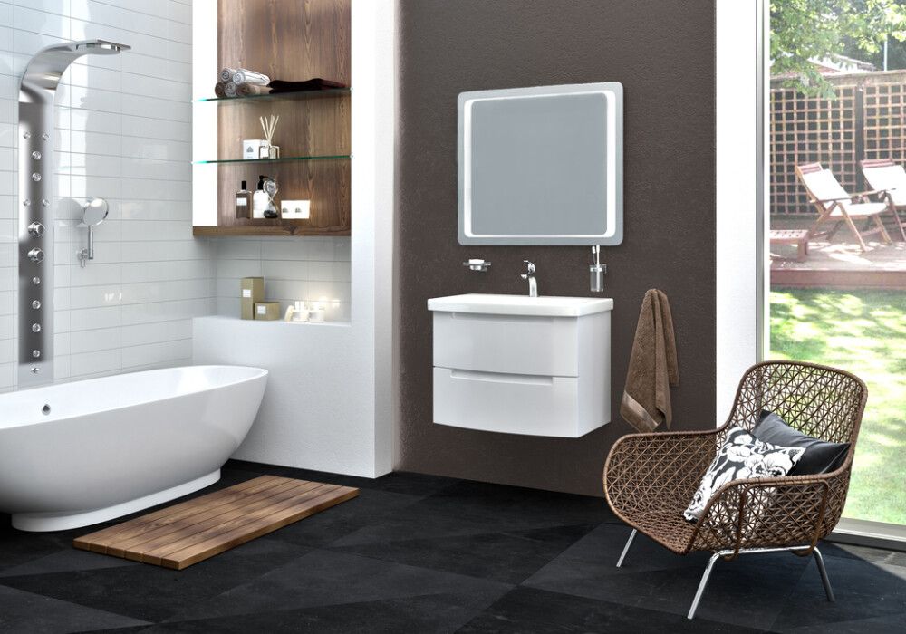 LED-valopeili Aquarodos Omega 70 x 80 cm