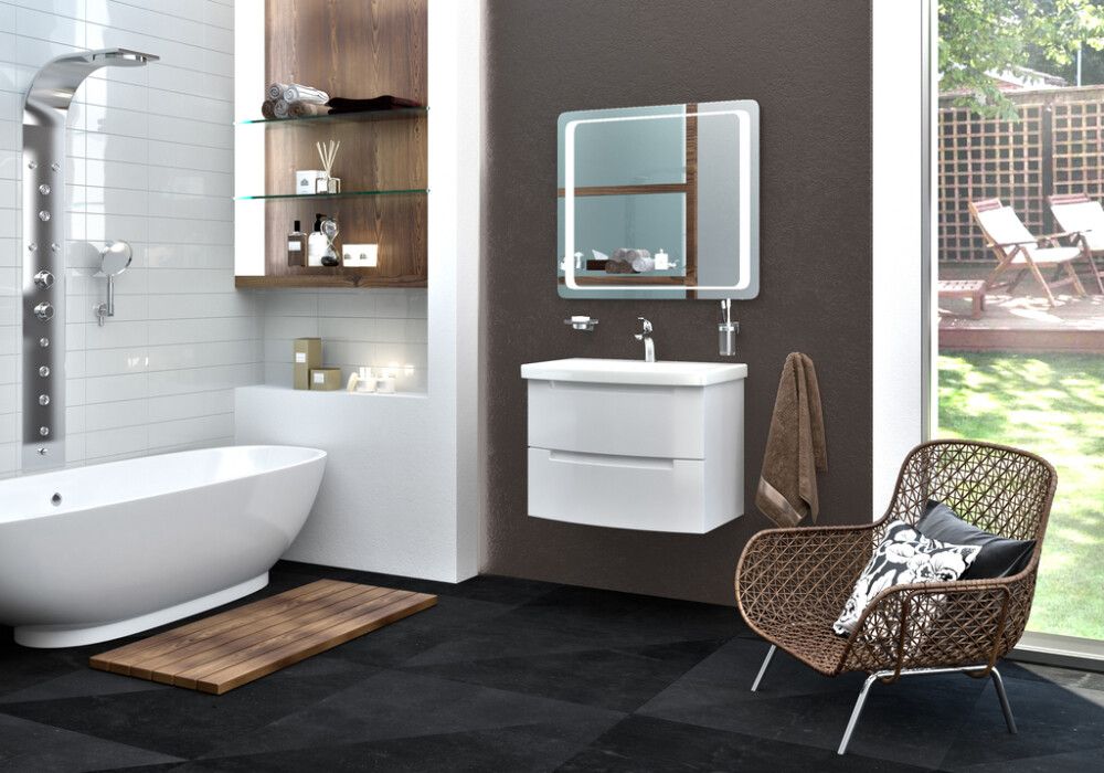 LED-valopeili Aquarodos Omega 60 x 70 cm