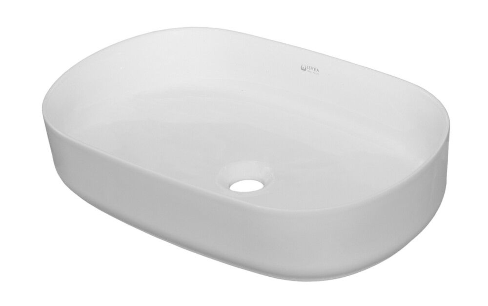 Malja-allas Infinity Ovaali Valkoinen 36 x 55 cm