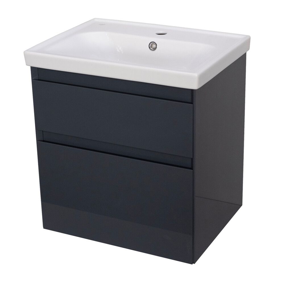 Allaskaappi Aqua Rodos Elite Grafiitinharmaa 60 cm