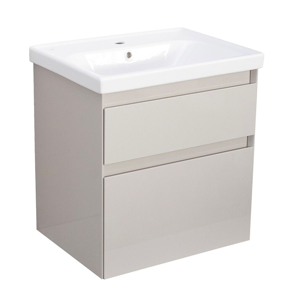 Allaskaappi Aqua Rodos Elite Mokka 60 cm