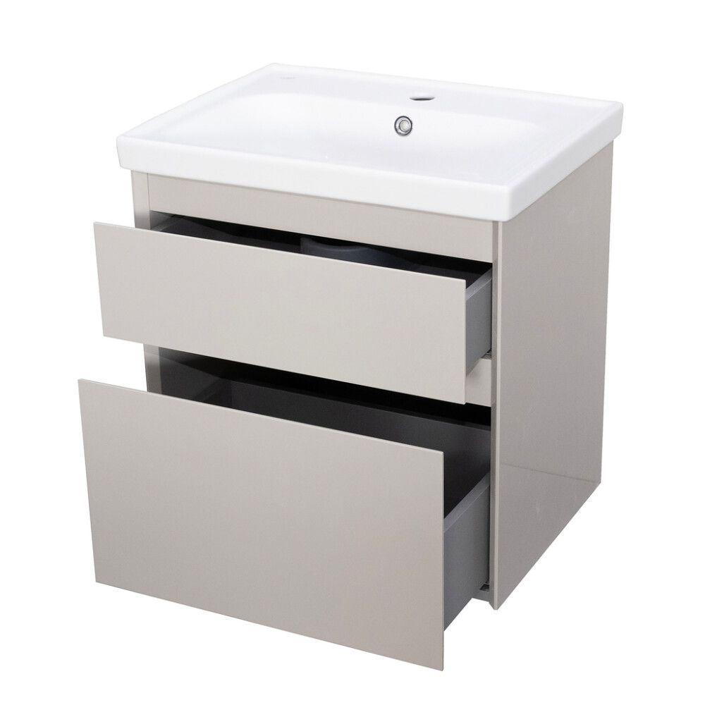 Allaskaappi Aqua Rodos Elite Mokka 60 cm