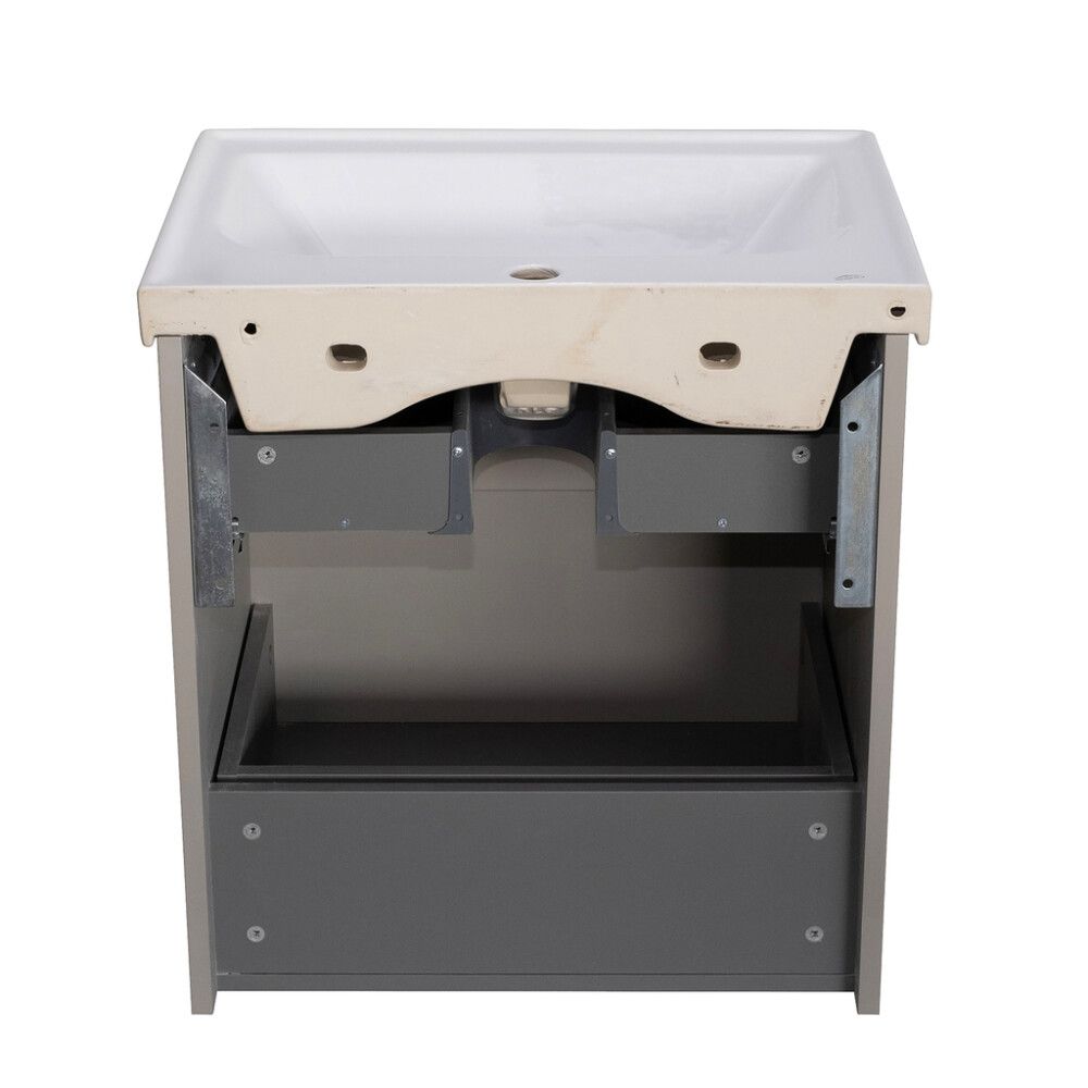 Allaskaappi Aqua Rodos Elite Mokka 60 cm