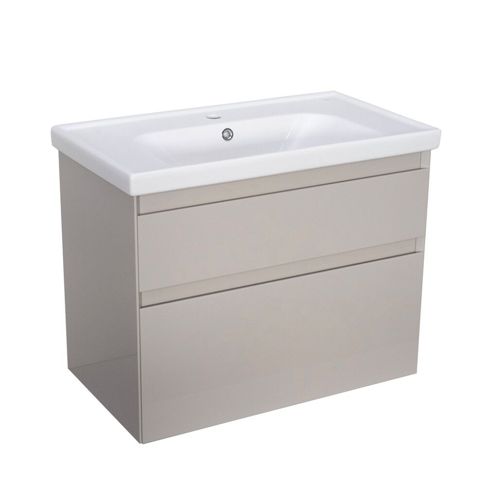 Allaskaappi Aqua Rodos Elite Mokka 80 cm