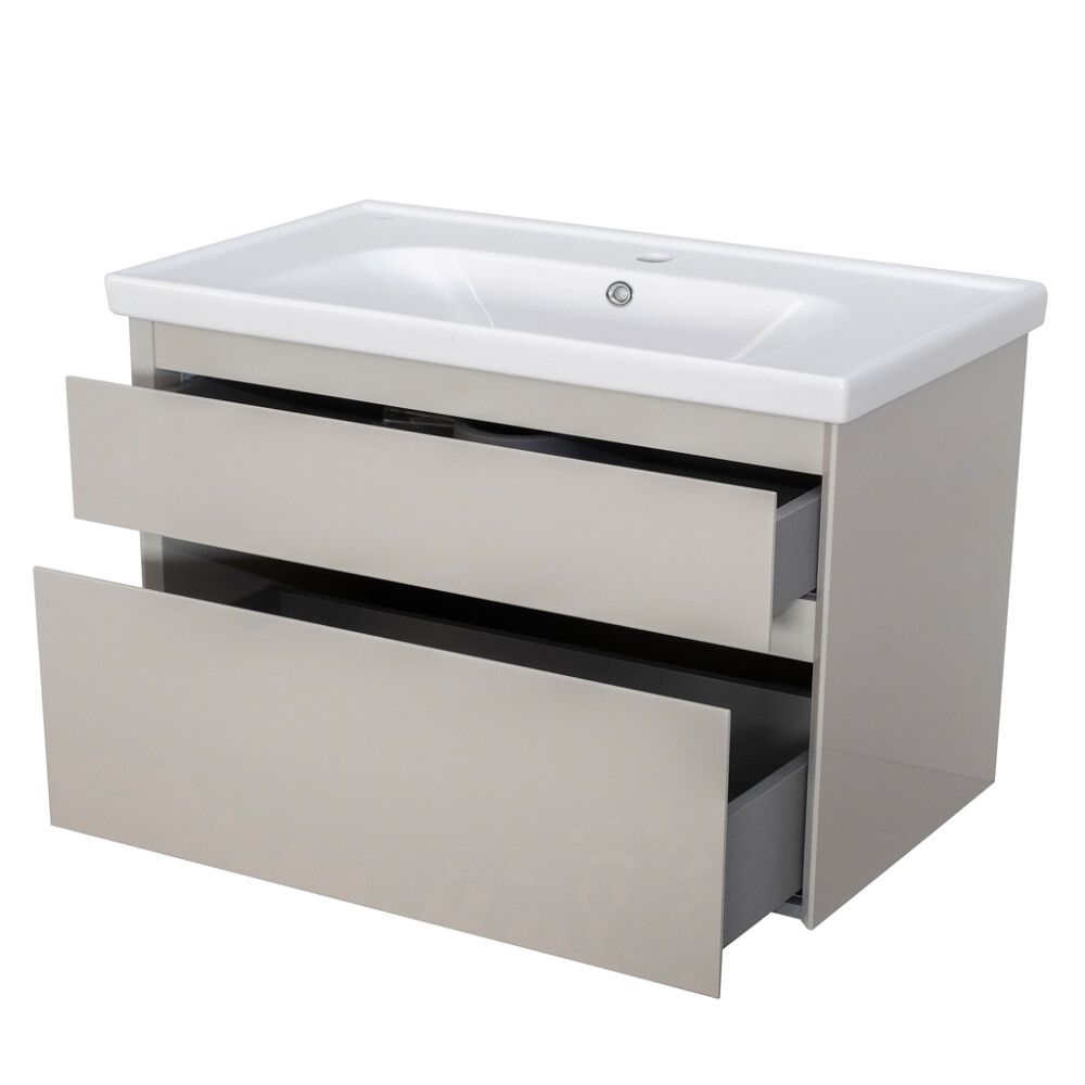 Allaskaappi Aqua Rodos Elite Mokka 100 cm