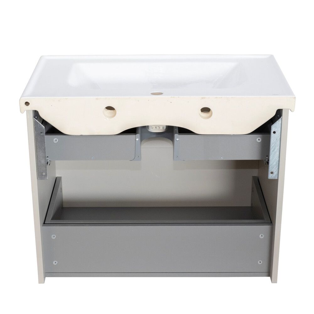 Allaskaappi Aqua Rodos Elite Mokka 100 cm