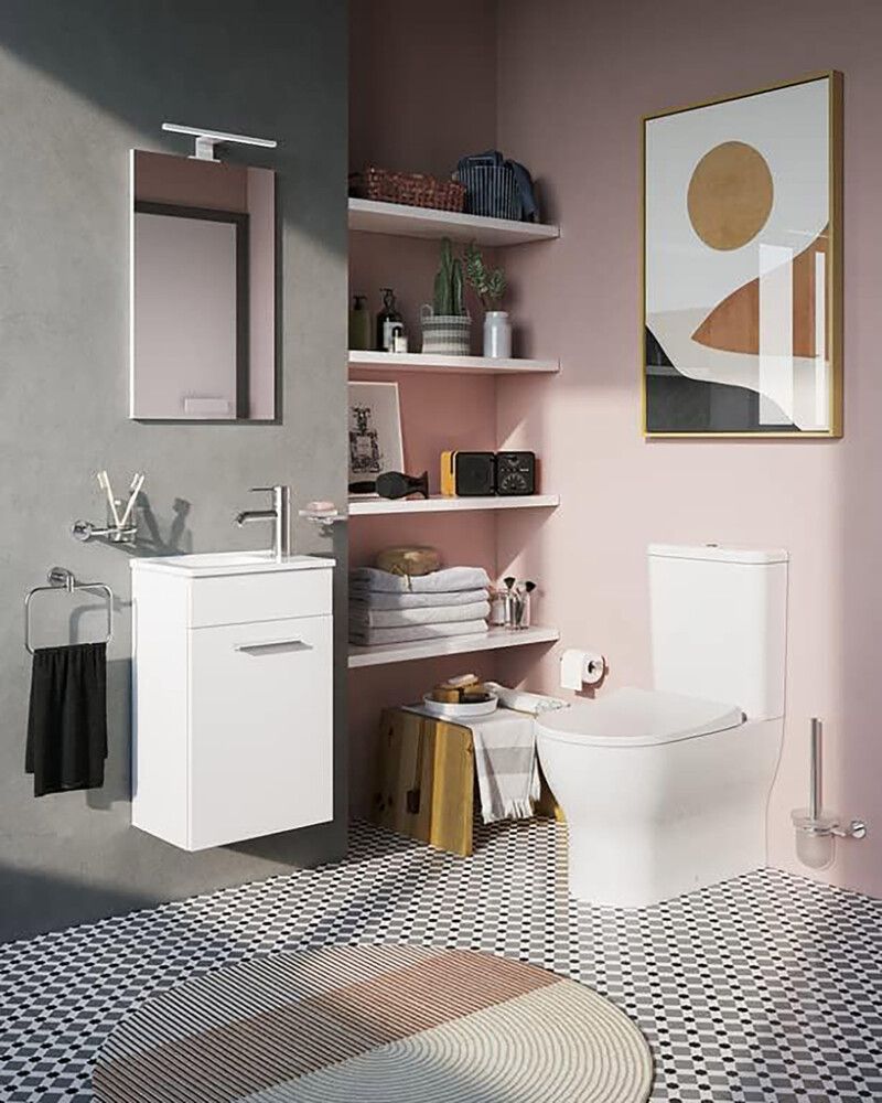 Kalustesetti Vitra 3in1 MIA Valkoinen 40 cm