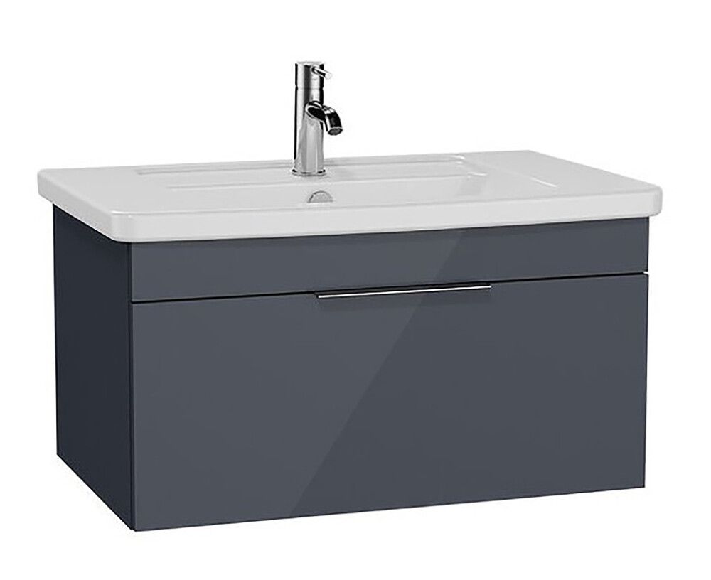 Allaskaappi VitrA Quadrum antrasiitti 80 cm