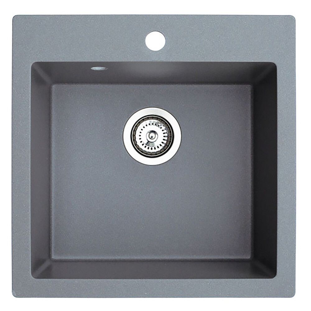 Keittiöallas Aqualine Atos harmaa 50 x 50 cm