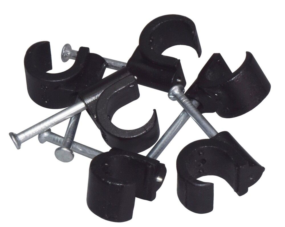 Naulakiinnike Harju musta 8-12 mm 25 kpl/pkt