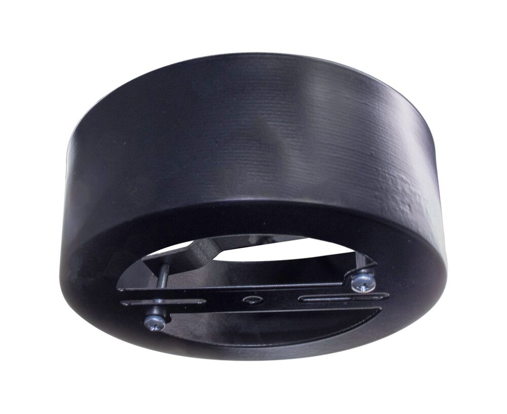 Valaisinasennusadapteri SteelyDesign musta Ø 14 cm