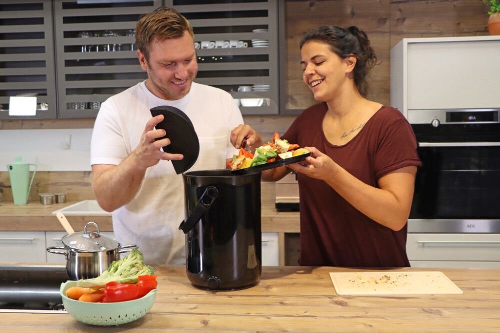 Bokashi Organko 2 Ocean keittiökompostori 9,6 l 2kpl