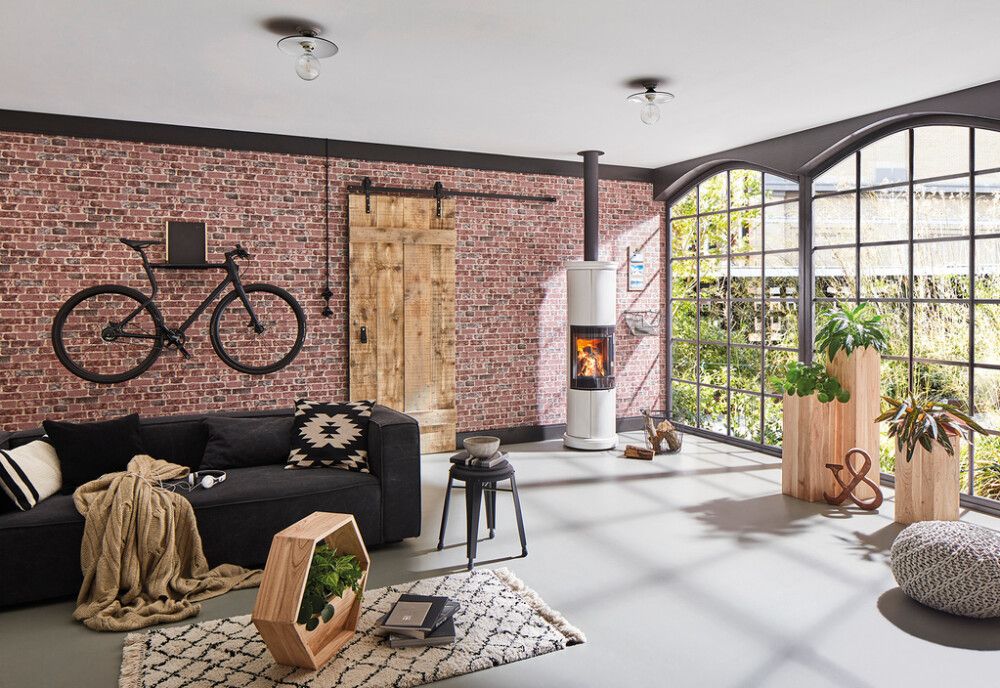 Kuitutapetti Imagine Punainen Tiiliseinä