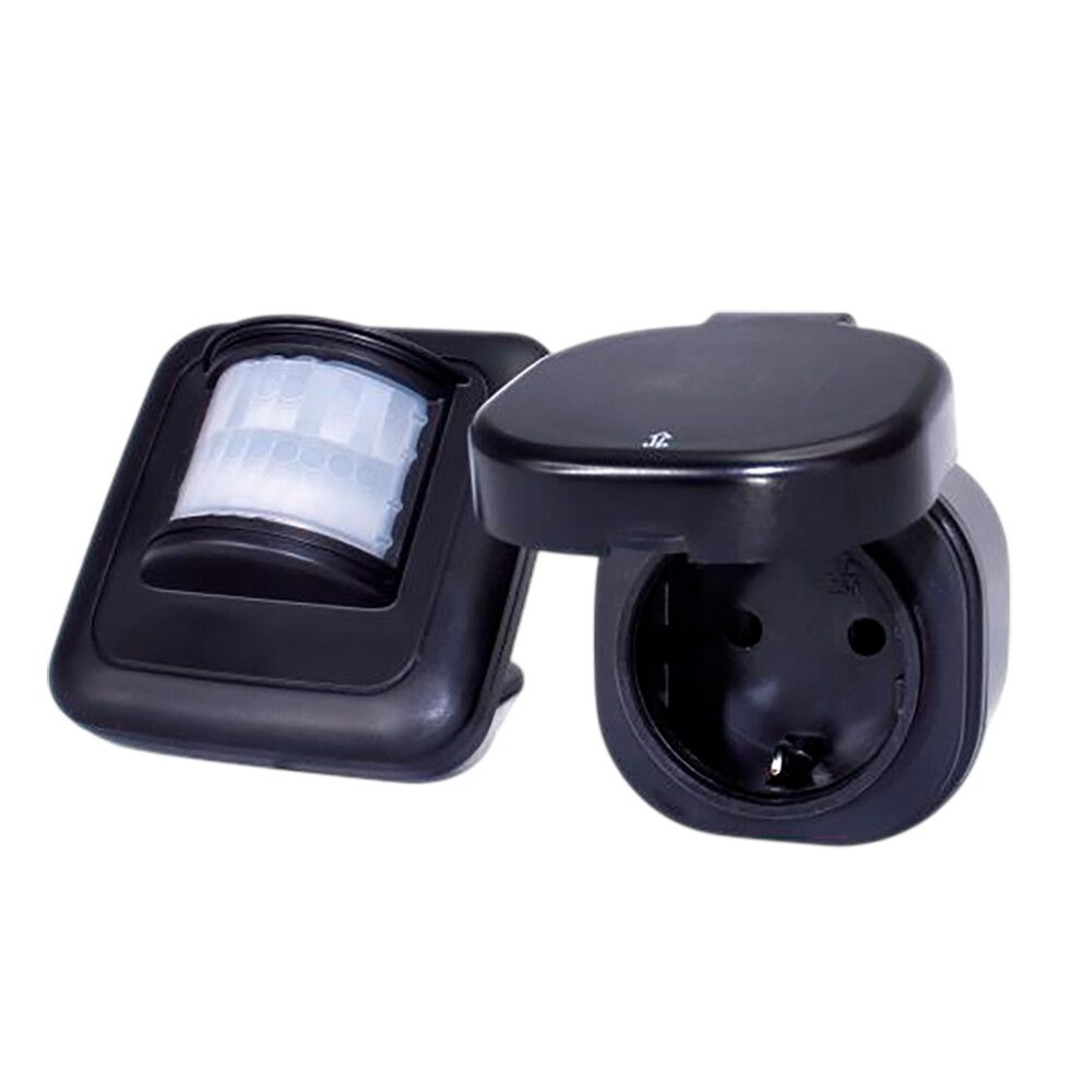 Pistorasia liiketunnistimella Harju musta IP44