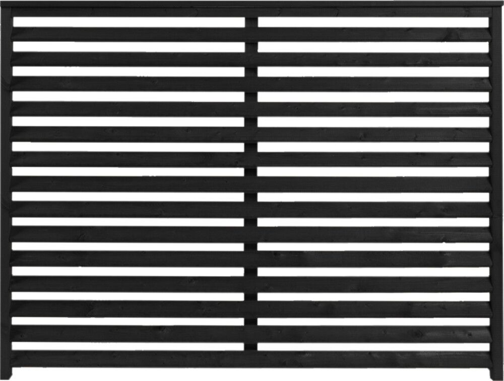 Aitaelementti Funkis musta 160 x 120 cm