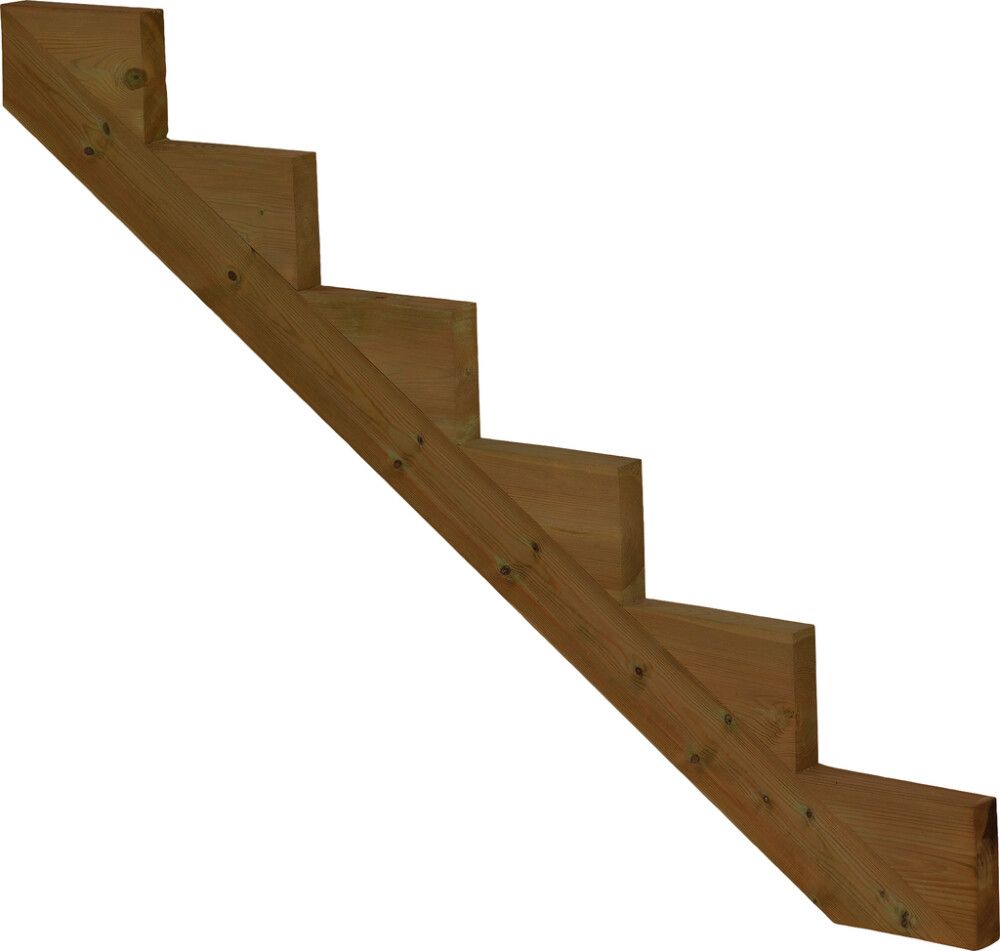 Porrasrunko Mänty 6 Askelmaa ruskea