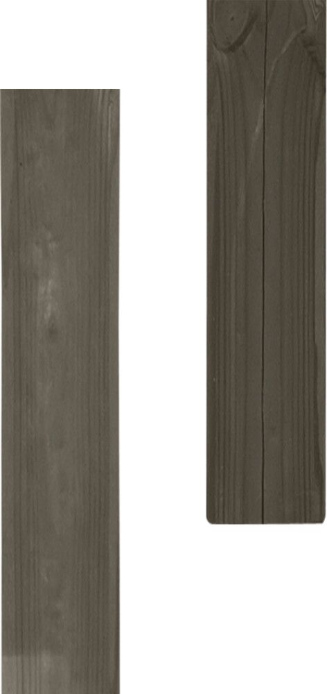 Aitatolppa Plus Funkis musta 6,8 x 6,8 x 188 cm