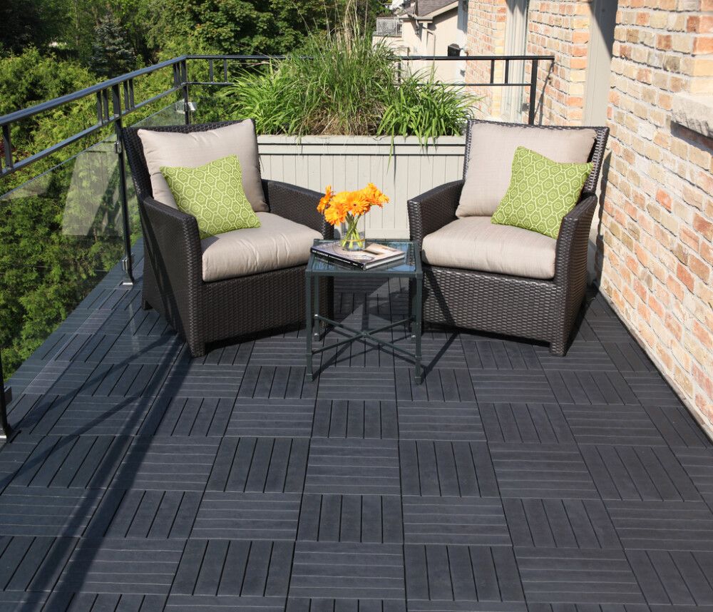 Terassilaatta Multyhome harmaa 30 x 30 cm