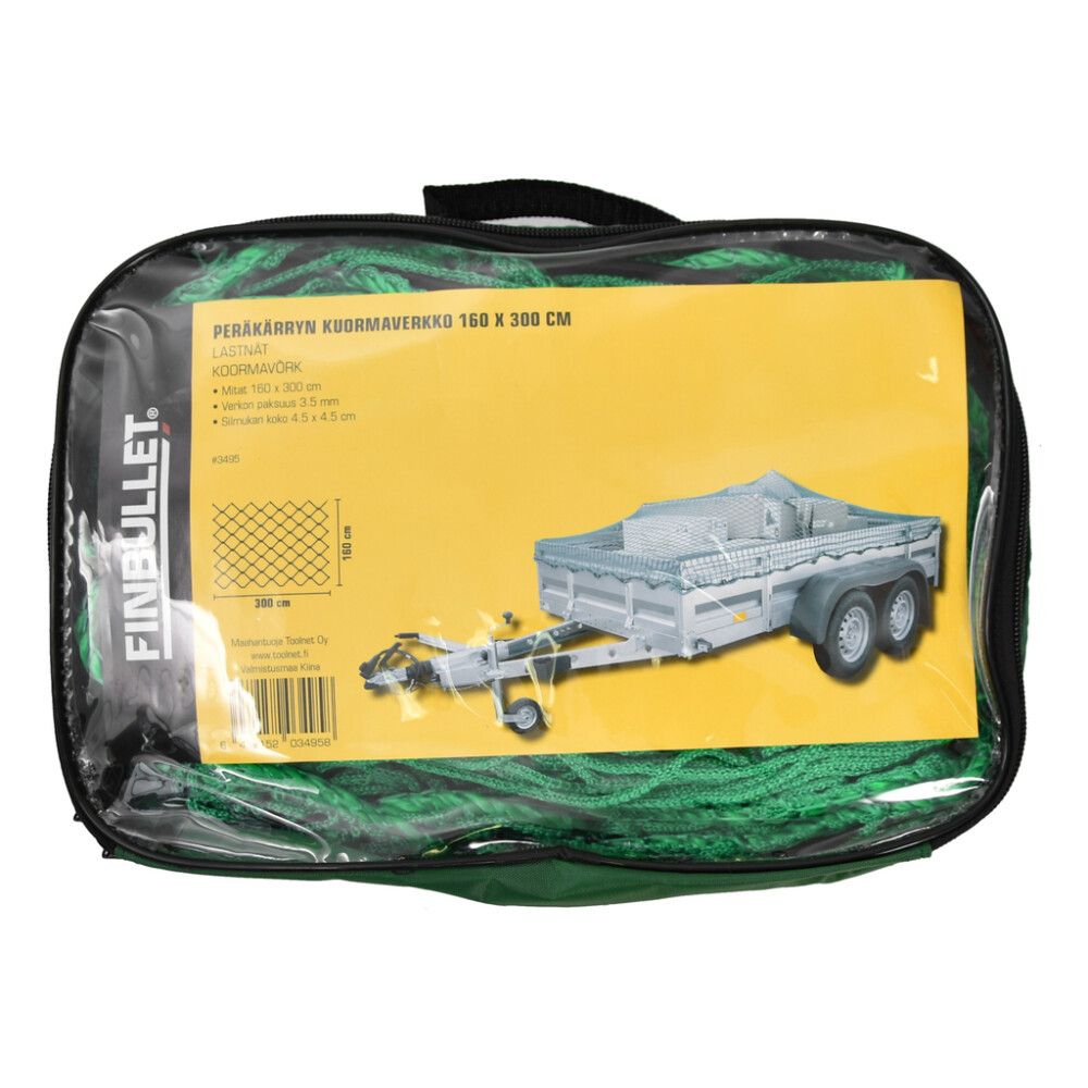 Peräkärryn kuormaverkko Finbullet 1,6 x 3 m