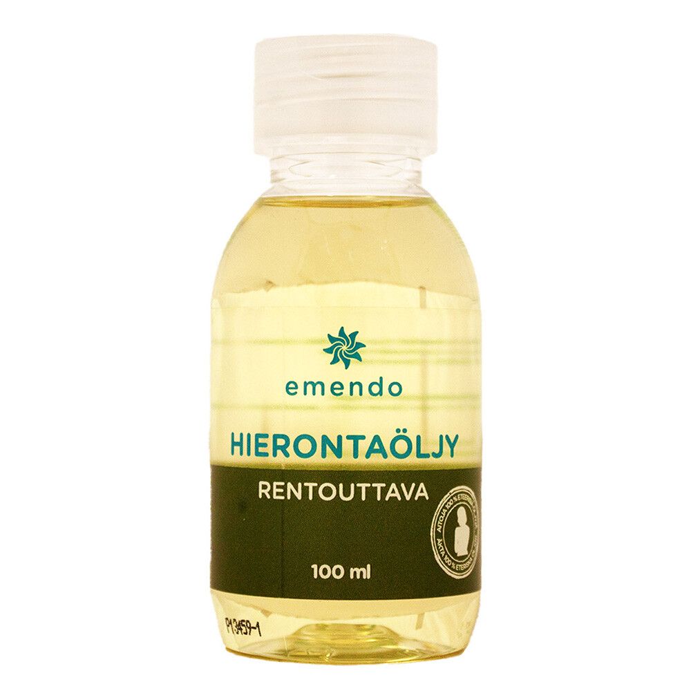 Hierontaöljy rentouttava Emendo 100ml