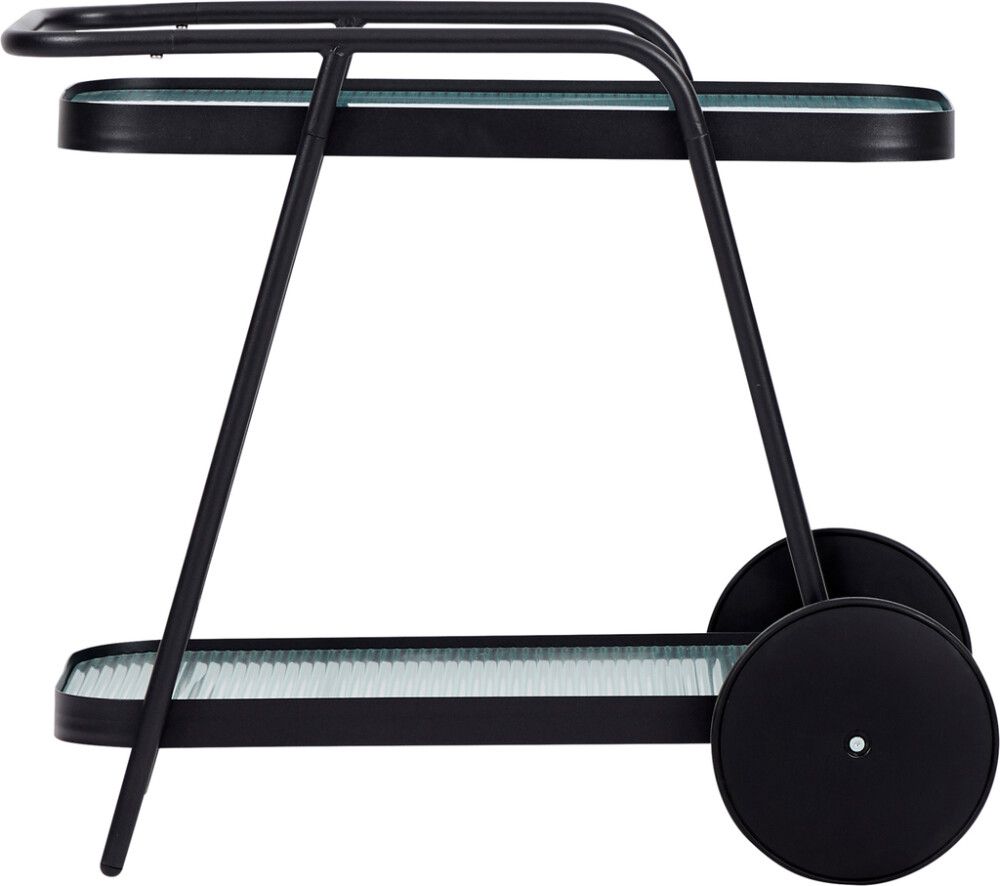 Tarjoiluvaunu Sean musta