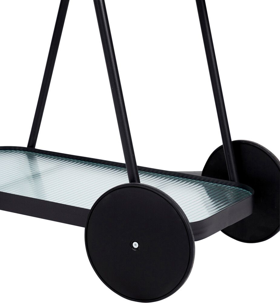 Tarjoiluvaunu Sean musta