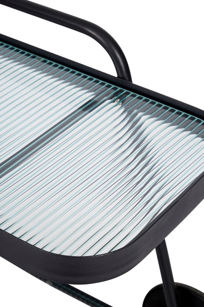 Tarjoiluvaunu Sean musta