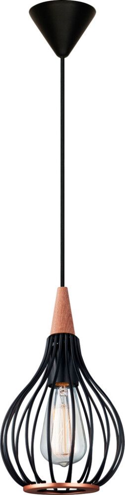 Riippuvalaisin Halotech Drops Musta 17 cm