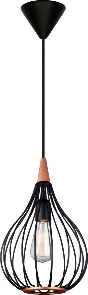 Riippuvalaisin Halotech Drops Musta 23 cm